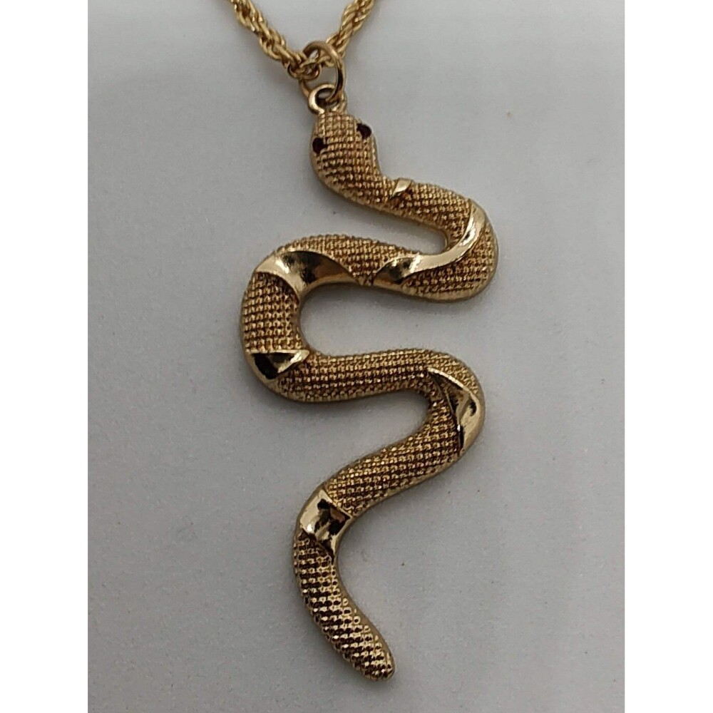 Faux Golden Snake Chain - Picture 2 of 3